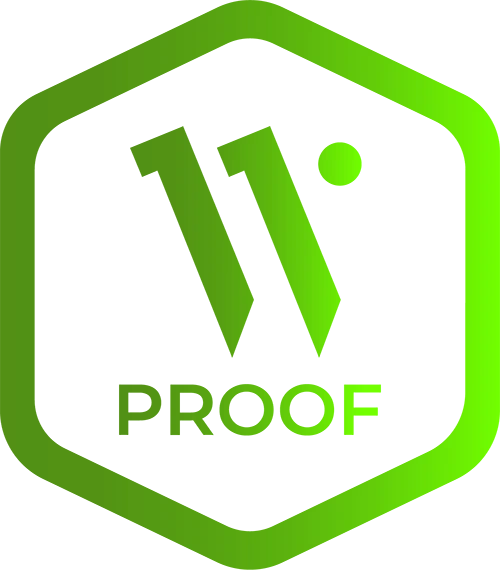 Webeleven Proof symbol